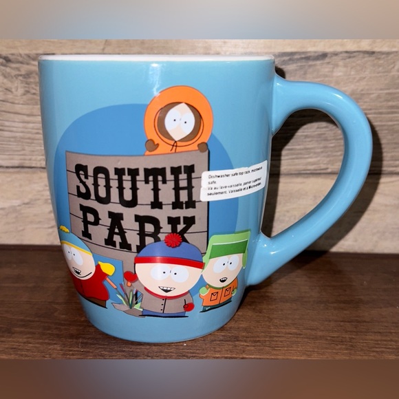 Silver Buffalo South Park Kids and Logo Jumbo Curved Ceramic Mug 25 Ounces - NEW - Picture 4 of 12